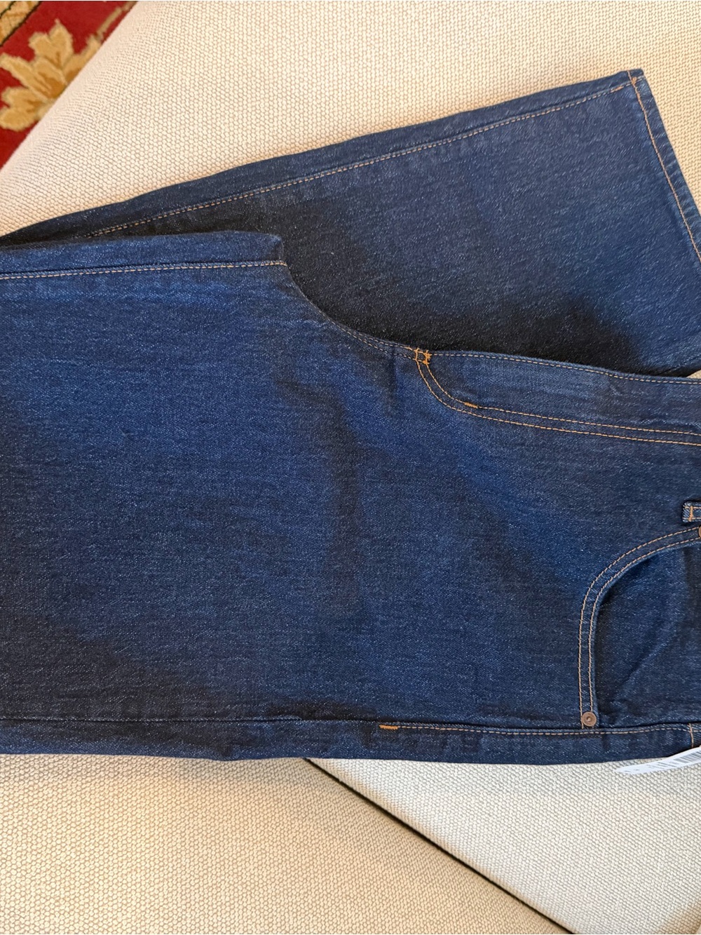 Classic Women's Dark Blue Stretch Denim Jeans